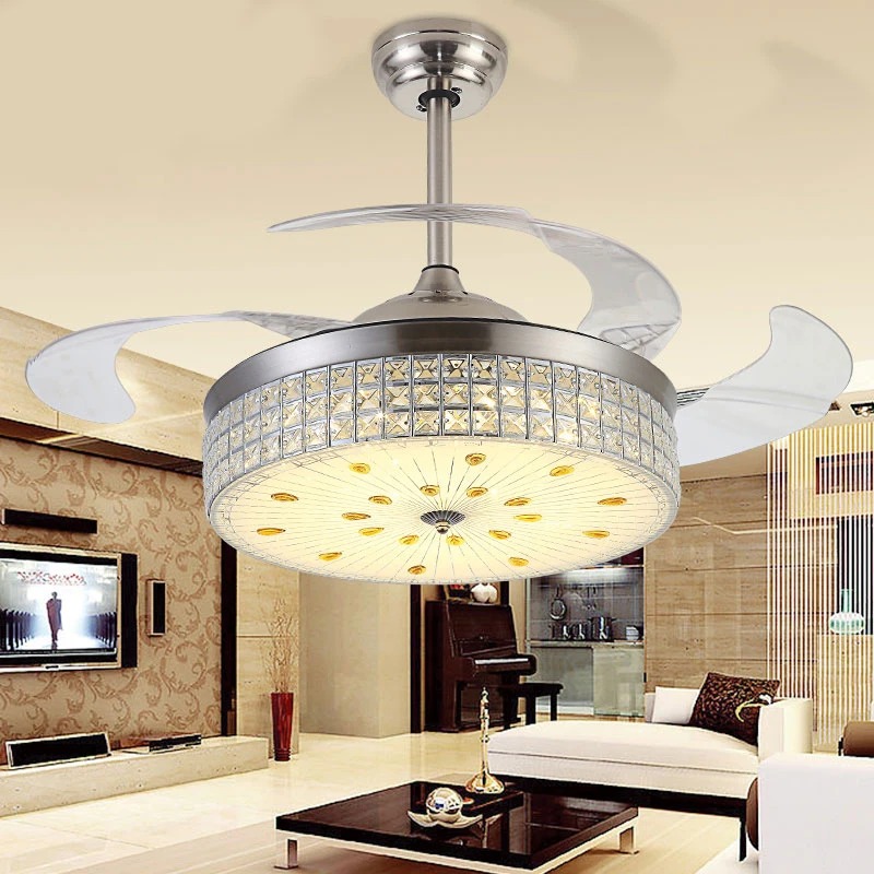 Светодиодная лампа невидимка с вентилятором современный простой светильник для