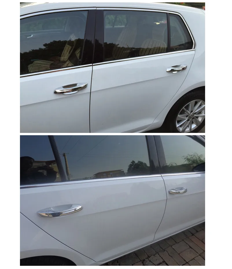 Для Skoda Octavia A7 VW Golf 7 2014 2015 2016 2017 2018 Новый хром автомобильная боковая дверная ручка