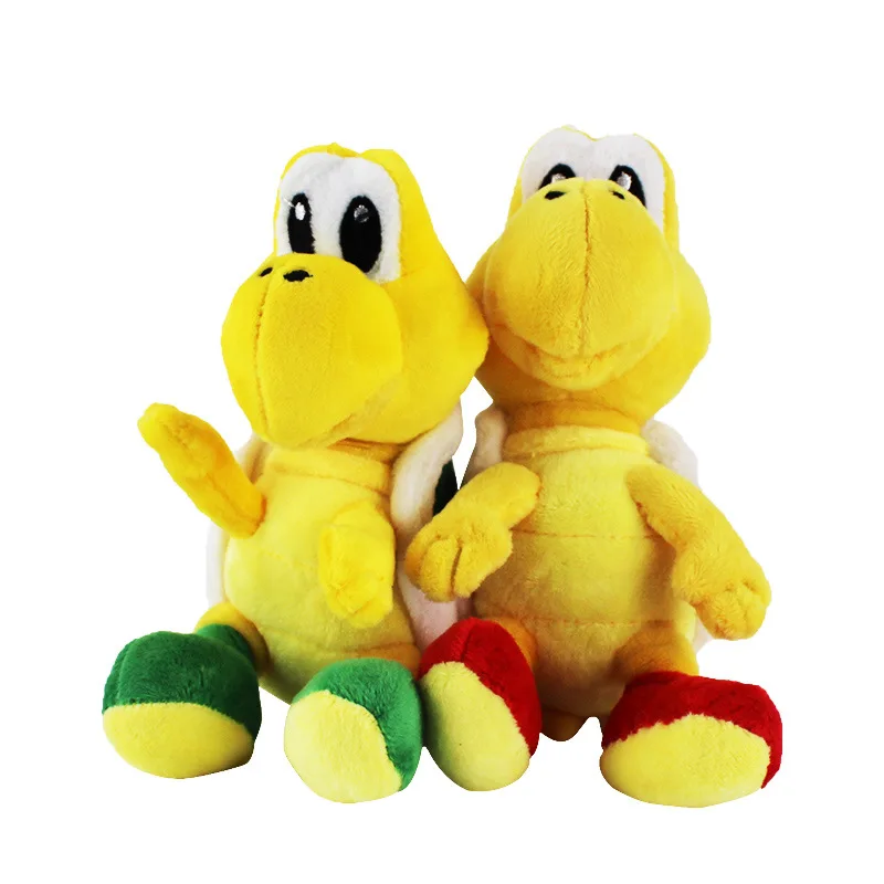 DHL100PCS 16 см Супер Марио Плюшевые игрушки Купа Troopas Красный Зеленый черепаха