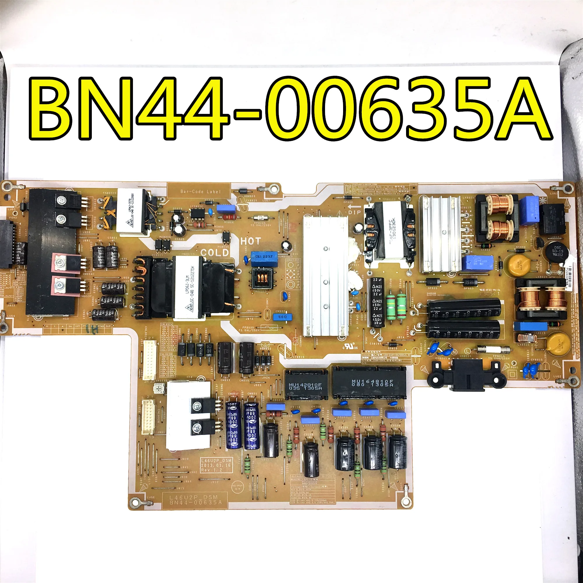 100% тесты работы для samgsung BN44 00635A L46U2P_DSM плата питания|Зарядные устройства| |