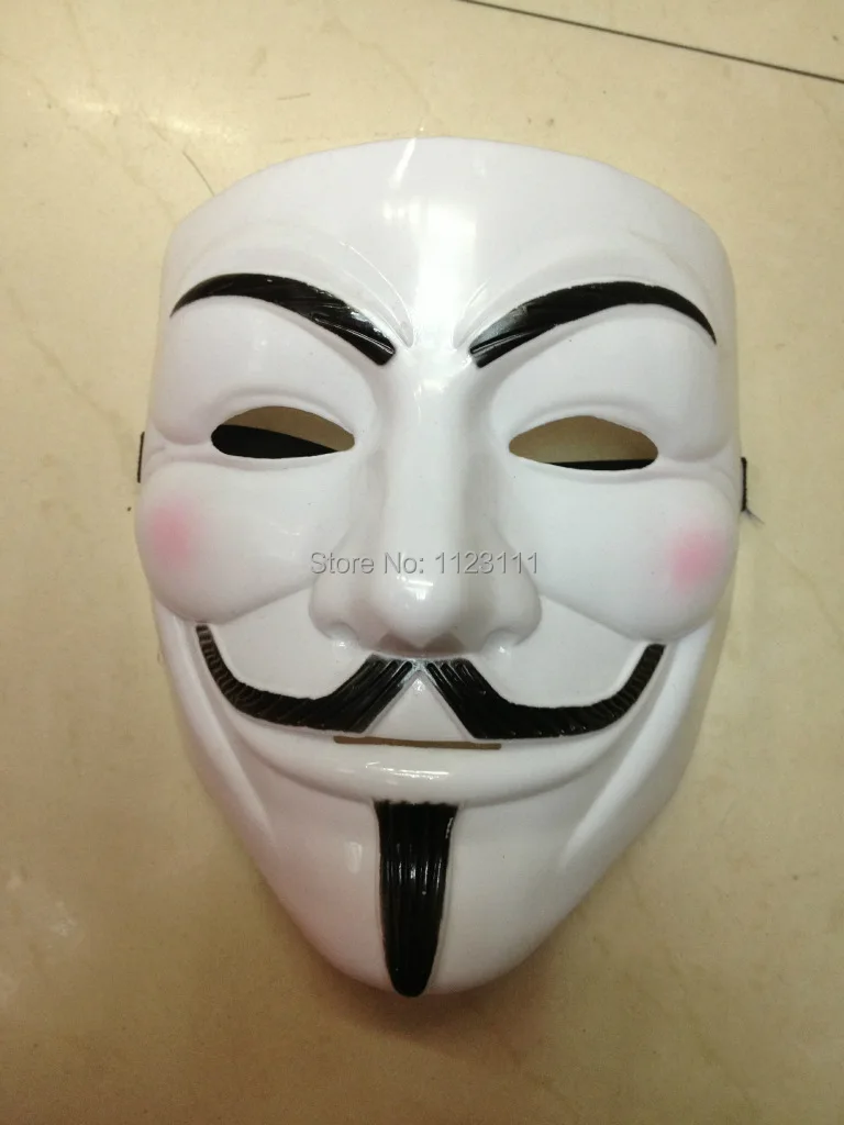 V для Вендетта аноним фильм Guy Fawkes Вендетта маска на Хеллоуин для косплея