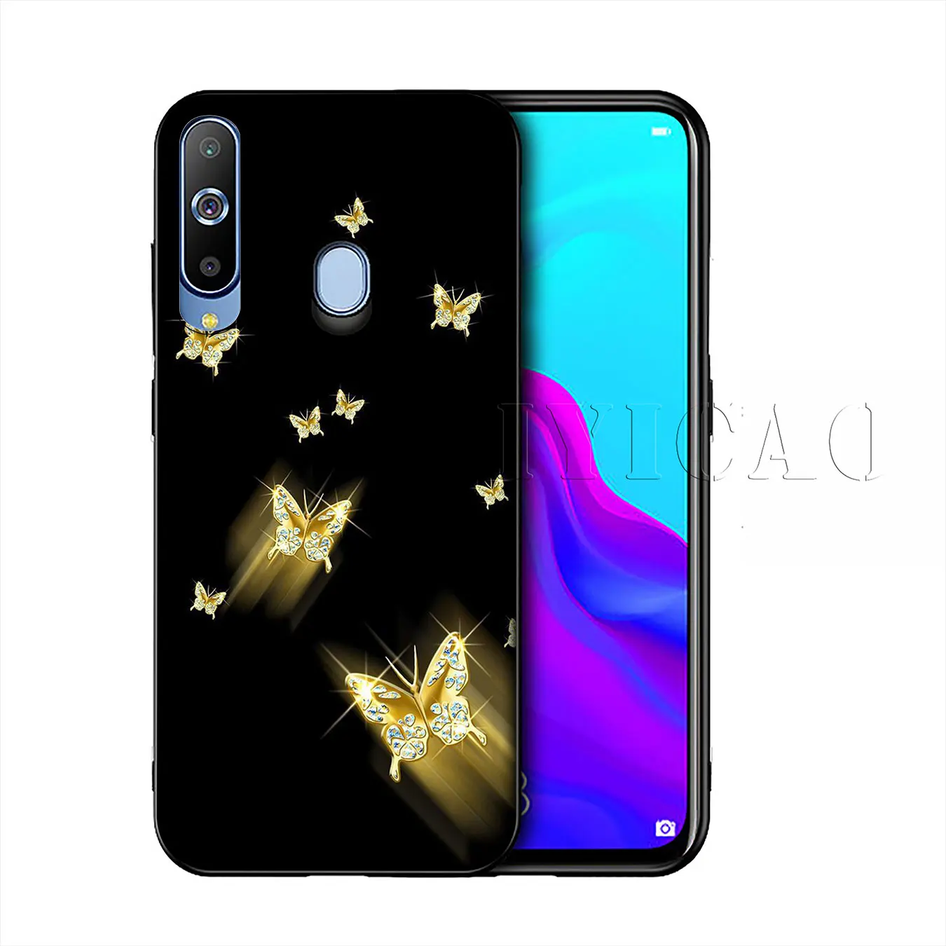 Iyicao красивая бабочка цветок Мягкий силиконовый чехол для samsung Galaxy A10 A30 A40 A50 A70 M10 M20