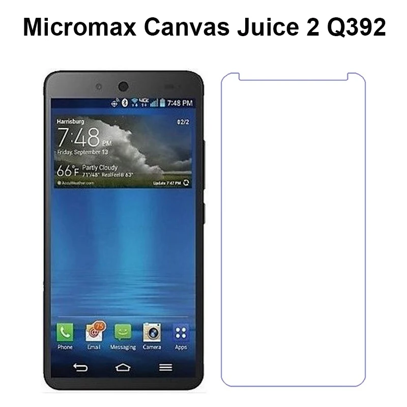 Закаленное стекло для Micromax Canvas Juice 3 Q392 пленка телефона с защитой от царапин