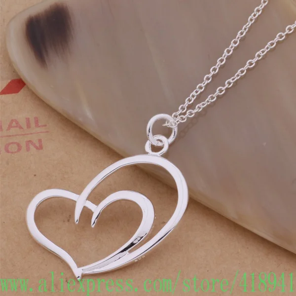 Бесплатная доставка с серебряным покрытием Цепочки и ожерелья ювелирные изделия