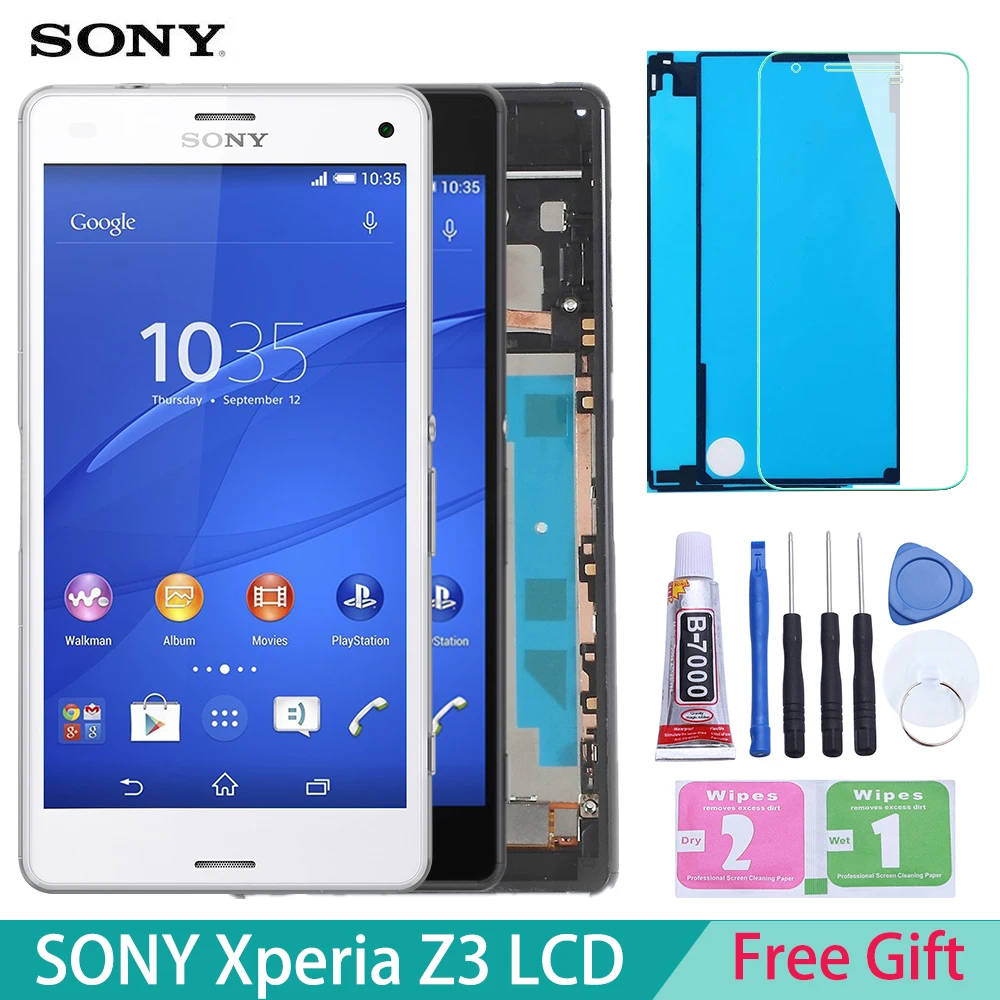 5,2 ''ips для SONY Xperia Z3 ЖК-дисплей сенсорный экран D6603 Замена для SONY Xperia Z3 lcd Dual D6633