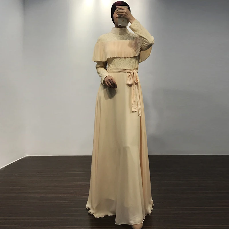 Платья хиджаб платья кафтан абайя Турция женские мусульманские платья халат исламский ремень исламские платья