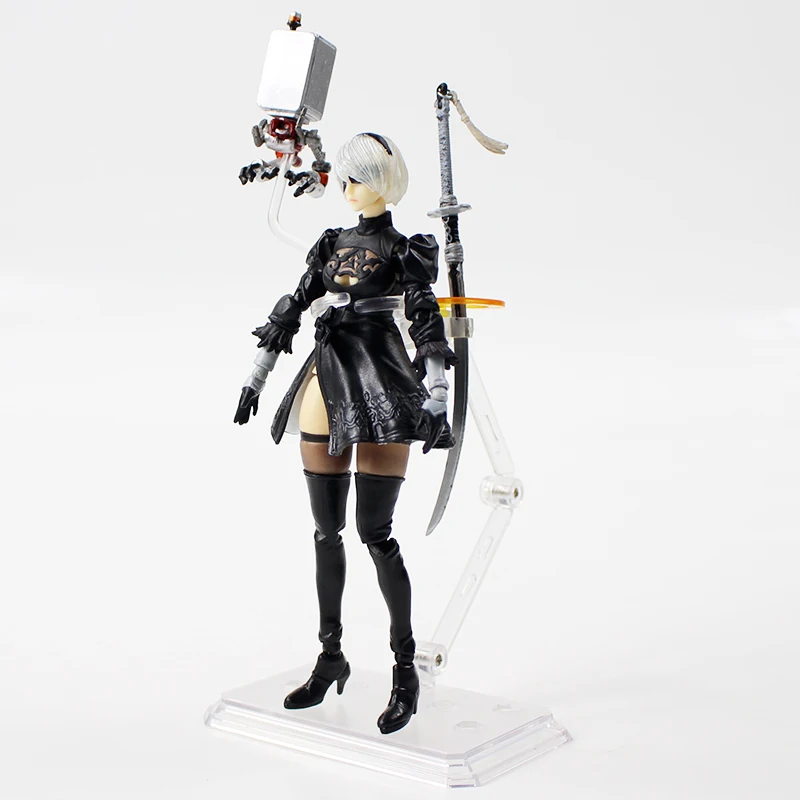 14 см НИР: автоматы фигурка героя подвижные YoRHa No.2 Тип B & машина Lifeform ПВХ 2B НИР