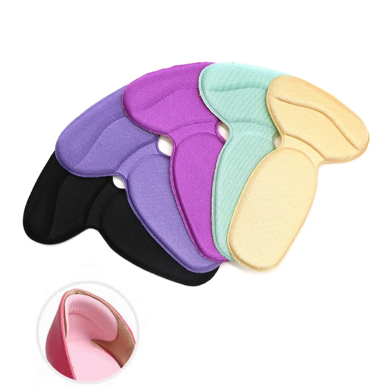 1 pair high heel shoes pad super soft insoles Comfortable Silicone Gel Heel Cushion Protector Feet Care | Красота и здоровье