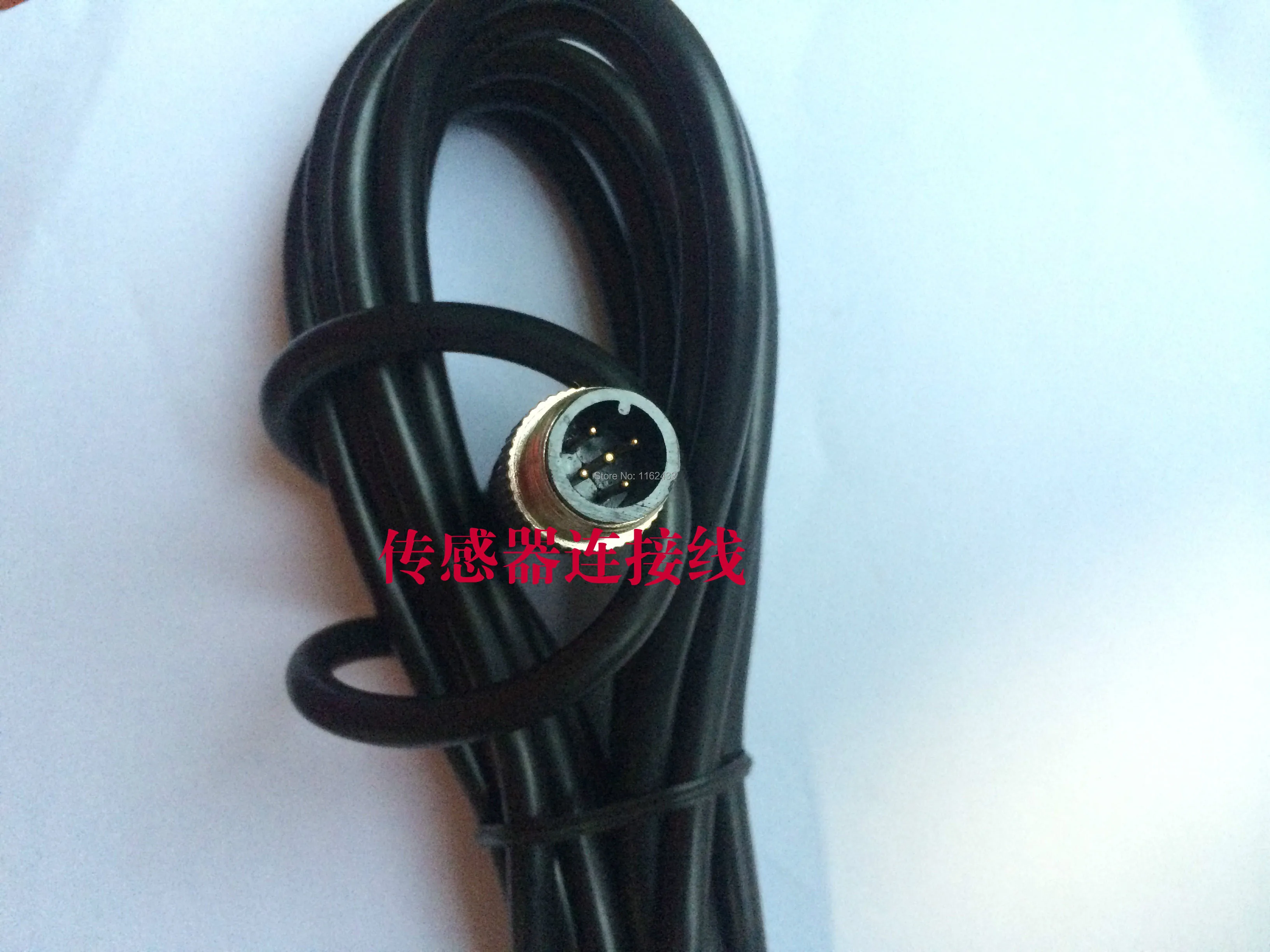 FSC12-MS-4 M12 5m PVC кабель для подключения датчика 4 контакта с прямой наружной головкой