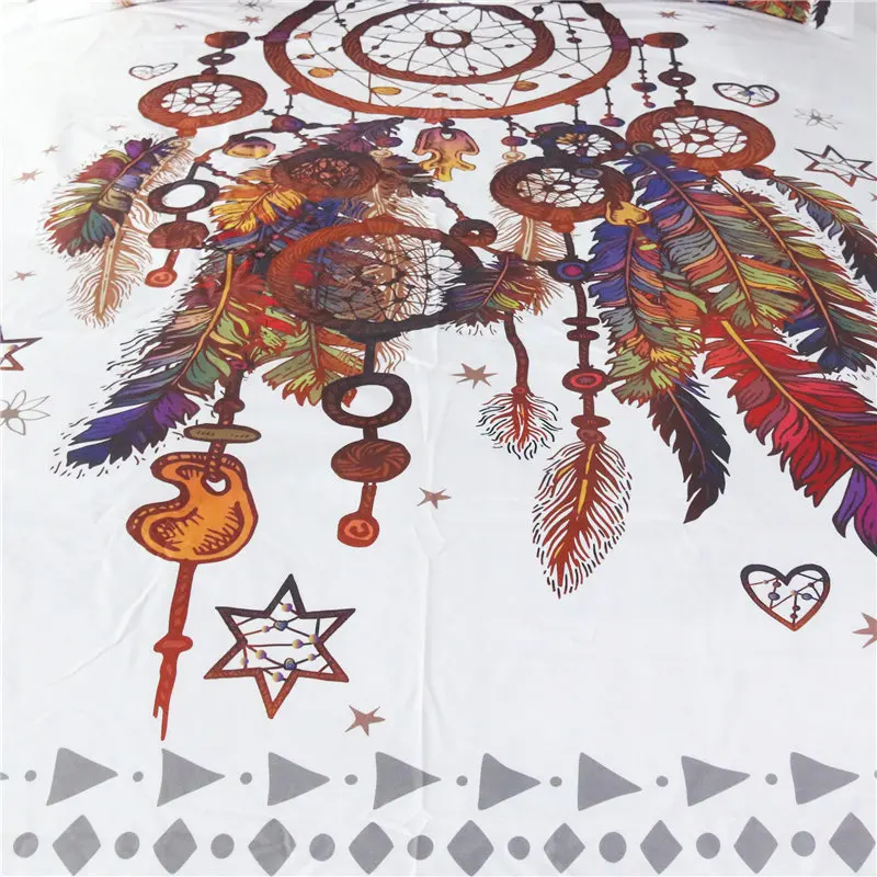 BeddingOutlet Hipster Watercolor Tapestry Dreamcatcher Feathers Wall Hanging Bohemian Art Carpet Decorative 2 Sizes|decorative tapestry|hanging wall