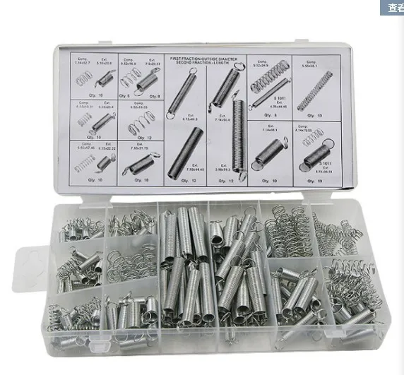 

free shipping 200PCS spring/set /200 transparent pp plastic boxes with 20 specifications.
