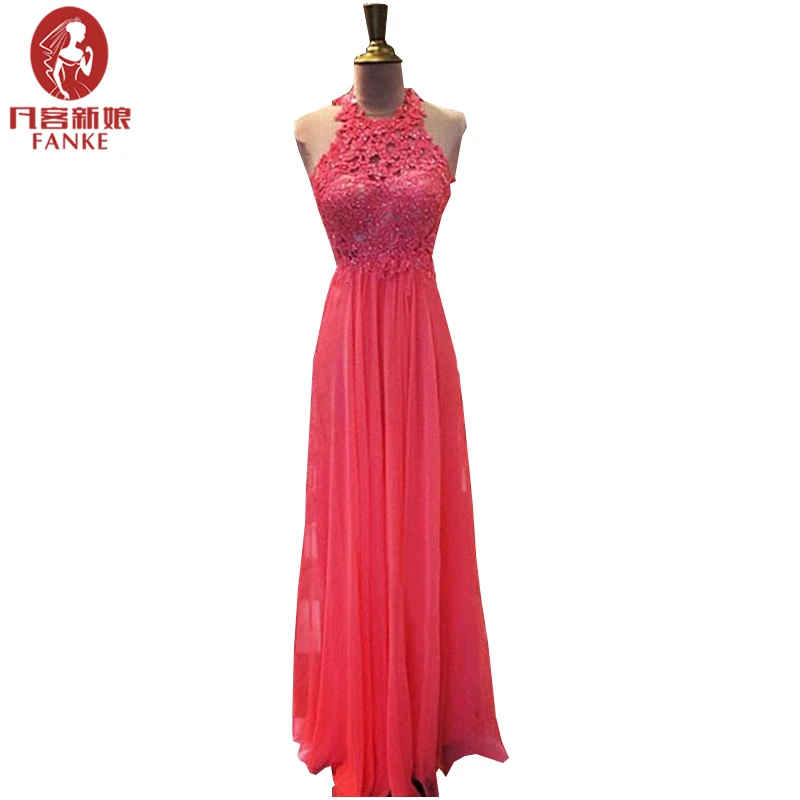 Спинки устные Длинные Вечерние Платья 2017 Онлайн О Шея Бисероплетение Кружева