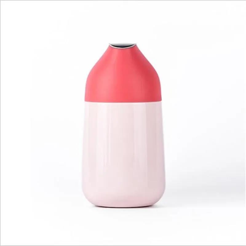 Xiaomi Kiss Fish CC мини умная чашка вакуумная термоизоляционная бутылка умный Температурный датчик OLED дисплей экран - Цвет: Pink