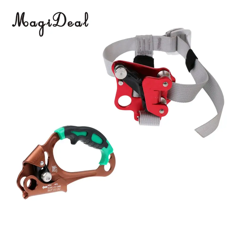 

Safety Outdoor Tree Rigging Climbing Tree Surgeon Right Hand + Right Foot Rope Clamp Ascender Riser Device Climbing Accesories