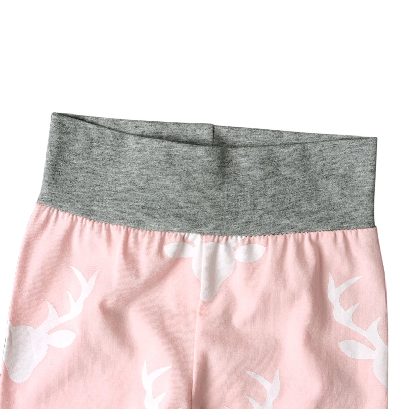 

Autumn Casual 3pcs Set Newborn Baby Girl Clothing Letter Printing Cotton White Long Sleeves + Pink Shorts + Headwear Set Brand