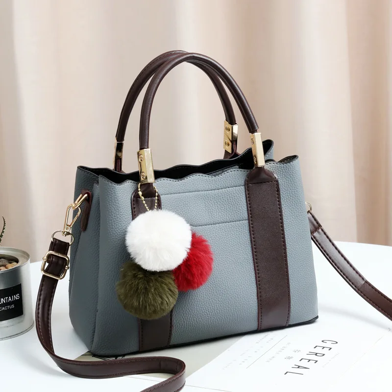 The Trend Of Summer Lovely Ma'am Handbag More Function Single Shoulder Package Oblique Satchel Directly - Цвет: gray