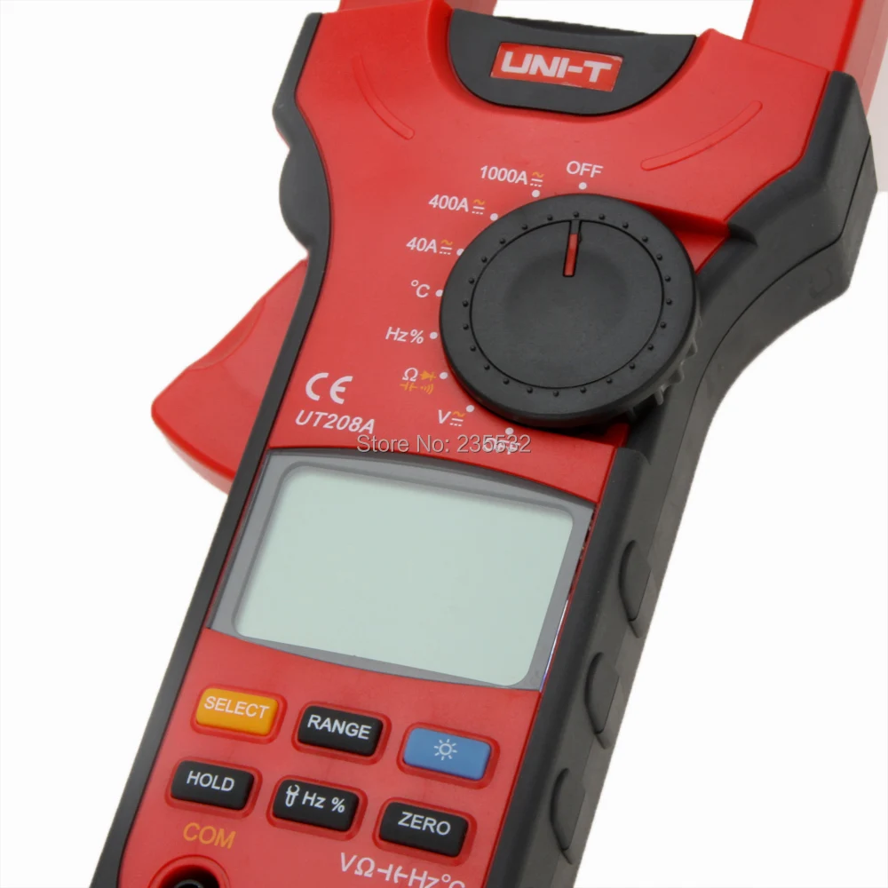 UNI T UT208A Professional Auto/Manual Range Digital Clamp Multimeters w/ Capacitance Temperature Test|clamp union|clamp pinclamp umbilical |