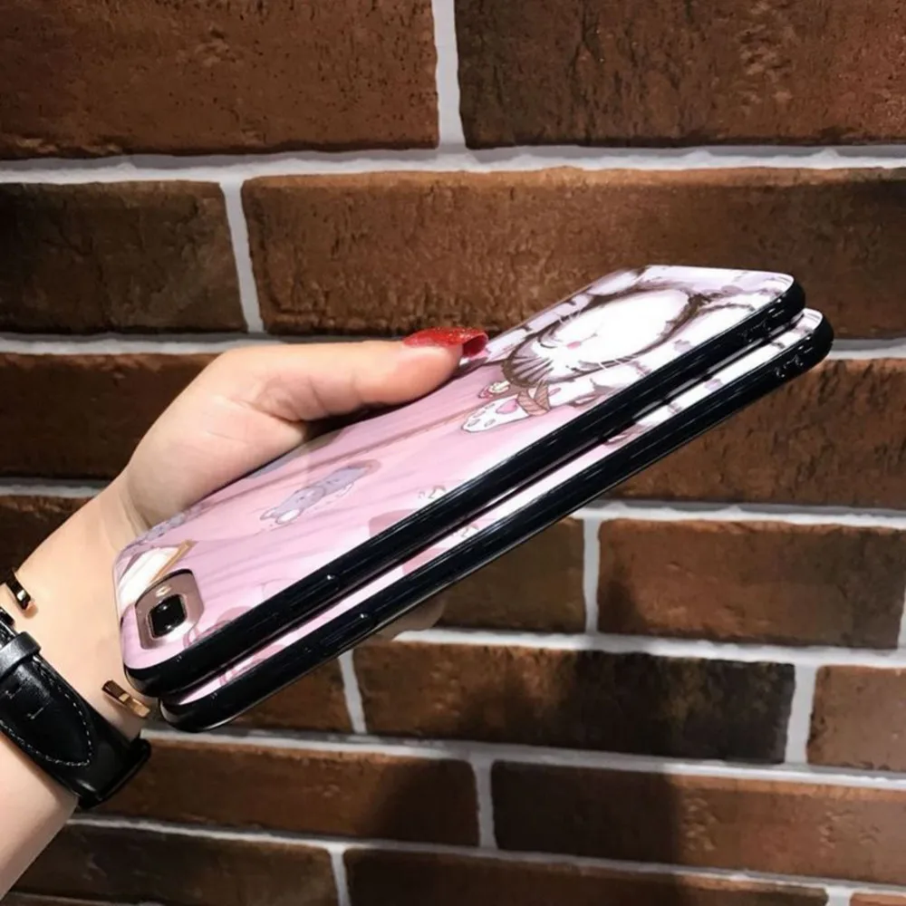 Милый чехол для мобильного телефона мягкий силиконовый стерео iPhone 7plus с