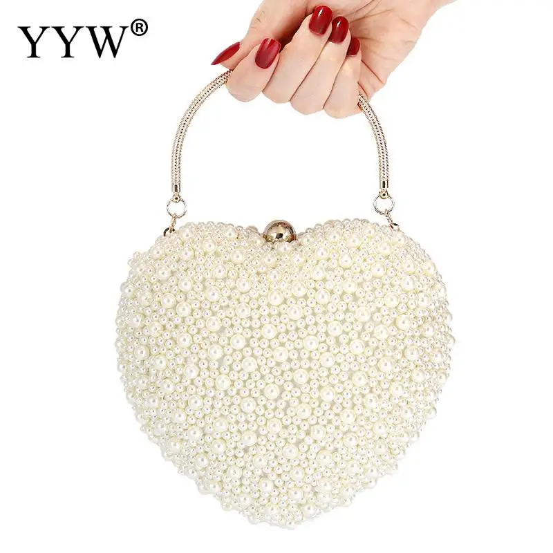 Вечерние сумки с жемчугом и бусинами сумочка маленький клатч Женская милая сумка