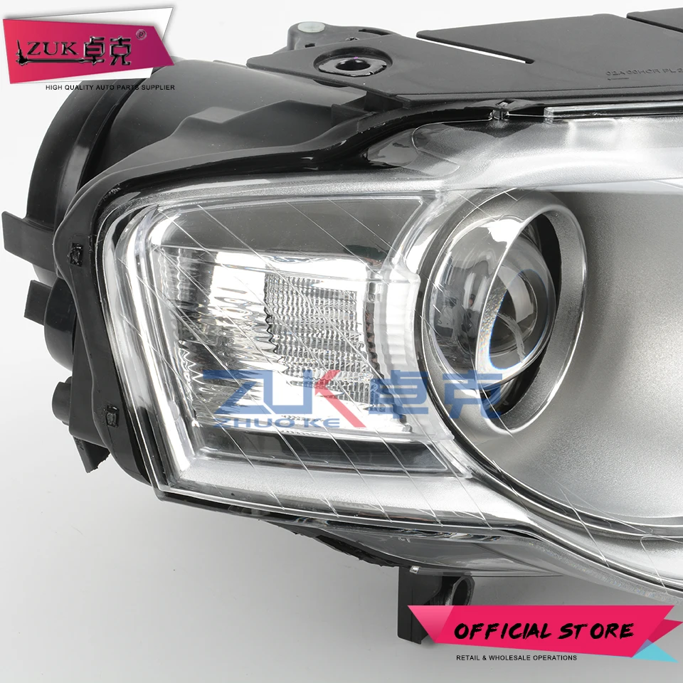 ZUK 2 шт передняя фара в сборе для VOLKSWAGEN PASSAT B6 MAGOTAN B6 2006 2007 2008 2009 2010 головной светильник HID галогенные лампы
