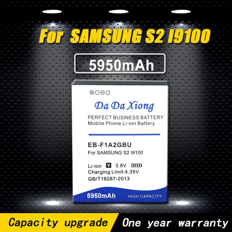 Новый 5950 мА/ч EB F1A2GBU батарея для телефона Samsung Galaxy S2 i9100 9103 i9108 i9050 i9105 i9103 i9188 I777 B9062