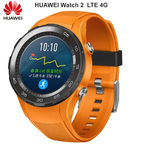 Смарт часы Huawei Watch 2 с поддержкой LTE 4G пульсометром и функцией телефонных