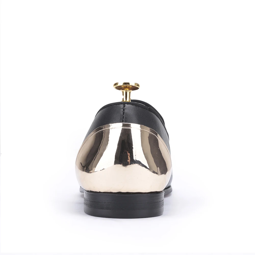 Стильные черные мужские туфли ручной работы из натуральной кожи с передней и