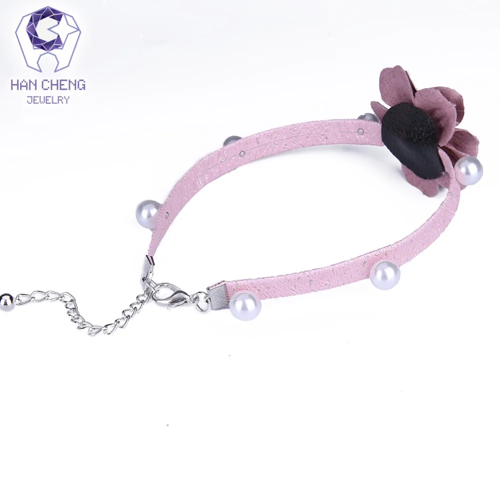 Новый Модный жемчужный полиуретановый пояс HanCheng большой ожерелье-чокер с