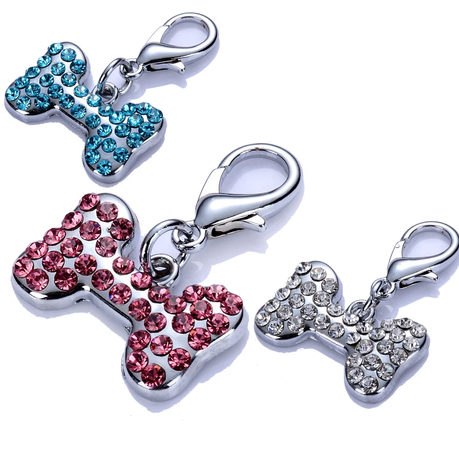 подвеска кулон для собак ошейник аксессуары Ювелирные подвески dog tag Хрустальная