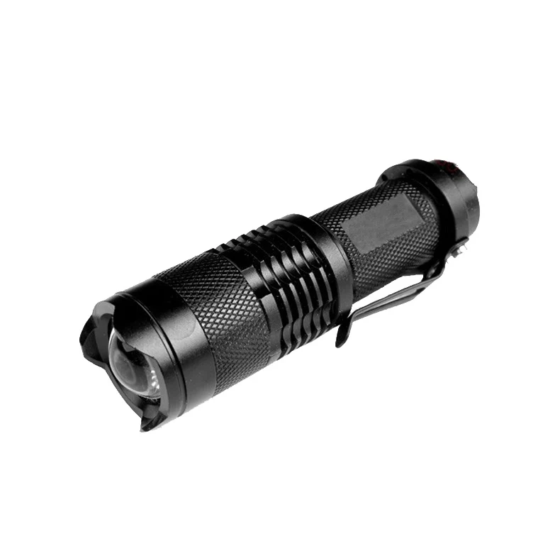 Новый мини Zoom Электрический фонарь Наружное освещение портативный фонарик