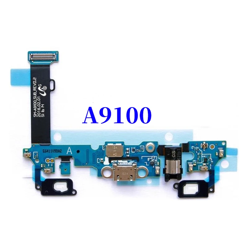 Для samsung Galaxy A9 Pro A910F USB зарядный порт док-станция+ микрофон возвратное зарядное устройство гибкий кабель A9 A9000 A9100 A9pro