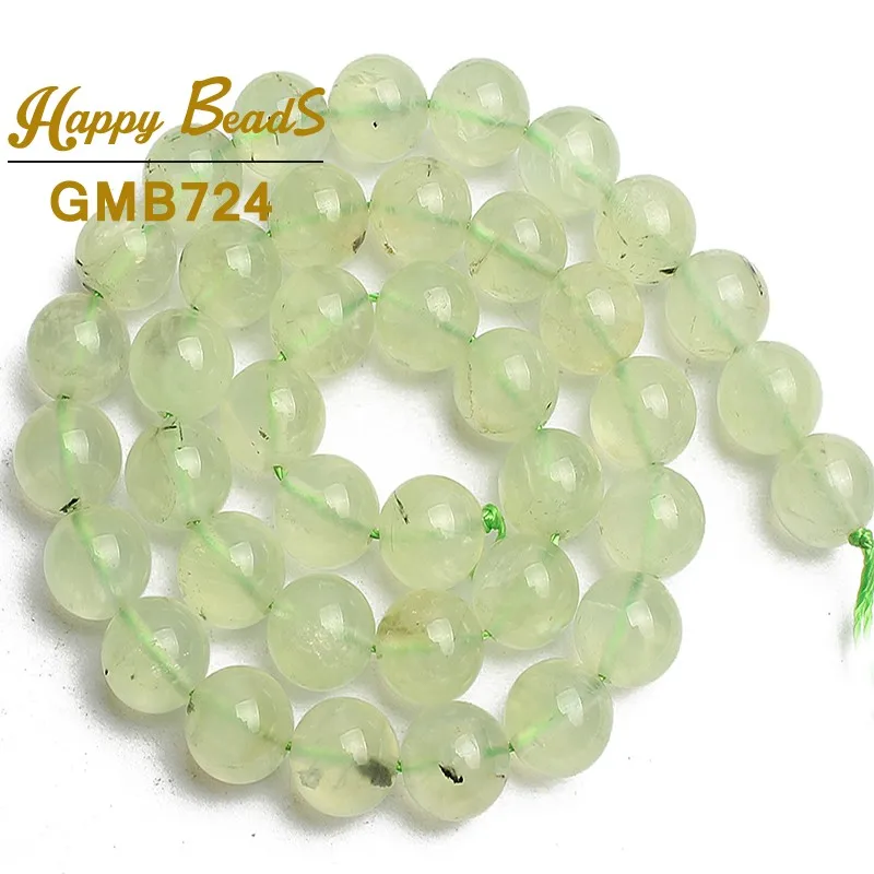 Натуральные Зеленые Круглые бусины из натурального камня для самостоятельного