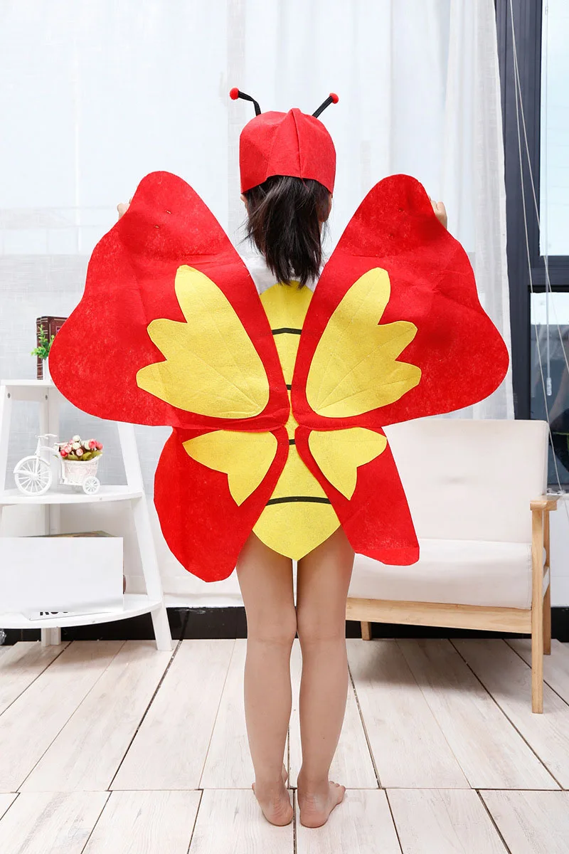 butterfly Для взрослых детей мальчиков и девочек банан Овощной костюм фрукты семья Забавный комбинезон косплей нарядное платье сценическая одежда для сцены Пурим - Цвет: butterfly