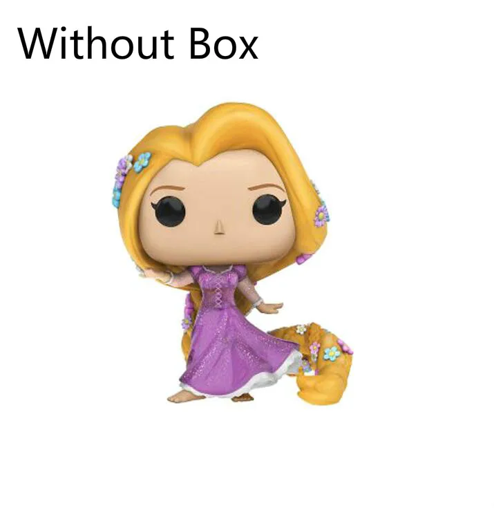 No Box Funko Поп принцесса кукла Коллекционная модель мальчик игрушки Золушка, Рапунцель, Эльза Анна винил Действие Детская игрушка-фигурка - Цвет: No Box