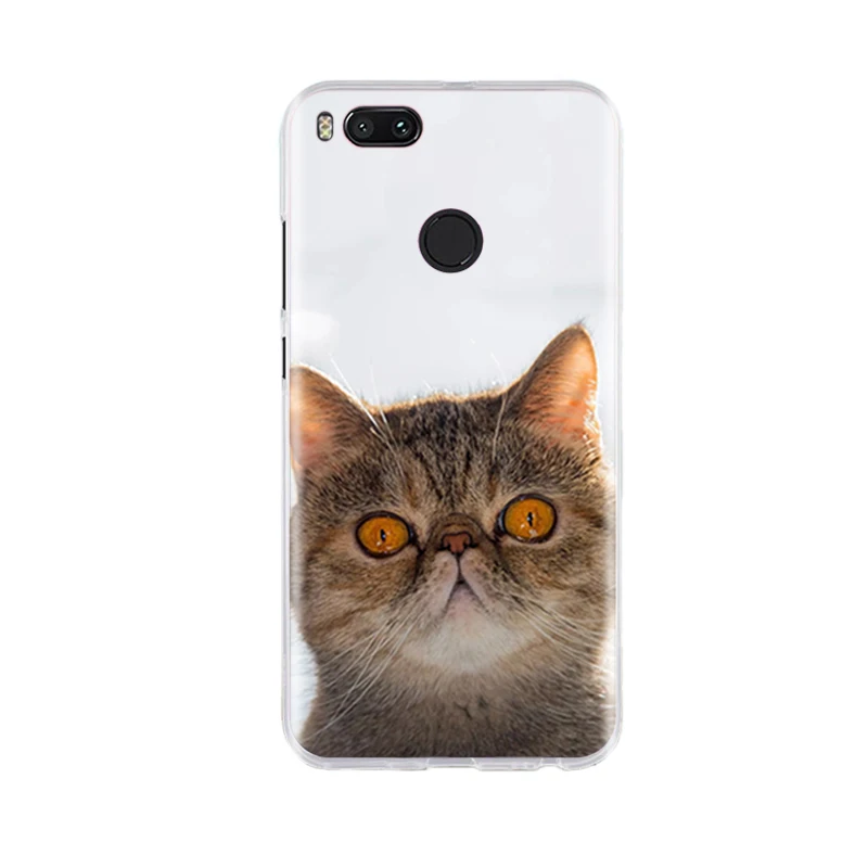 Роскошный чехол для Xiaomi Mi A1 A2 3D милый с кошкой xiaomi mi a1 a2 Lite телефона мягкий