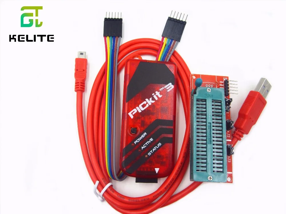 PICKIT3 Programmer + PIC ICD2 PICKit 2 PICKIT 3 Programming Adapter Universal Seat FZ0508 TIEGOULI | Компьютеры и офис