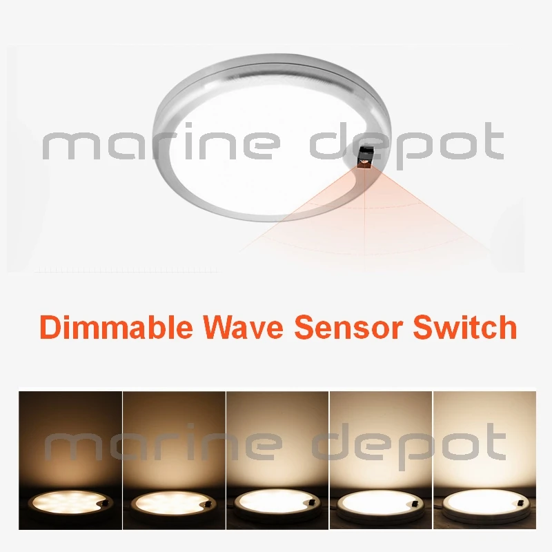 Dimmable ручной волновой датчик переключатель морской лодки караван поверхностное