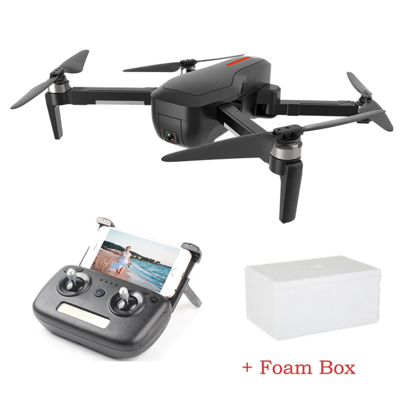 FOAM BOX GPS DRONE Otpro CX7 Квадрокоптер WiFi fpv с 4 K 30fps 1080 P Камера 3-осевому гидростабилизатору gps RTF Радиоуправляемый гоночный Дрон Квадрокоптер с очками определяющими положение передатчик Youpin - Цвет: FOAM BOX GPS DRONE