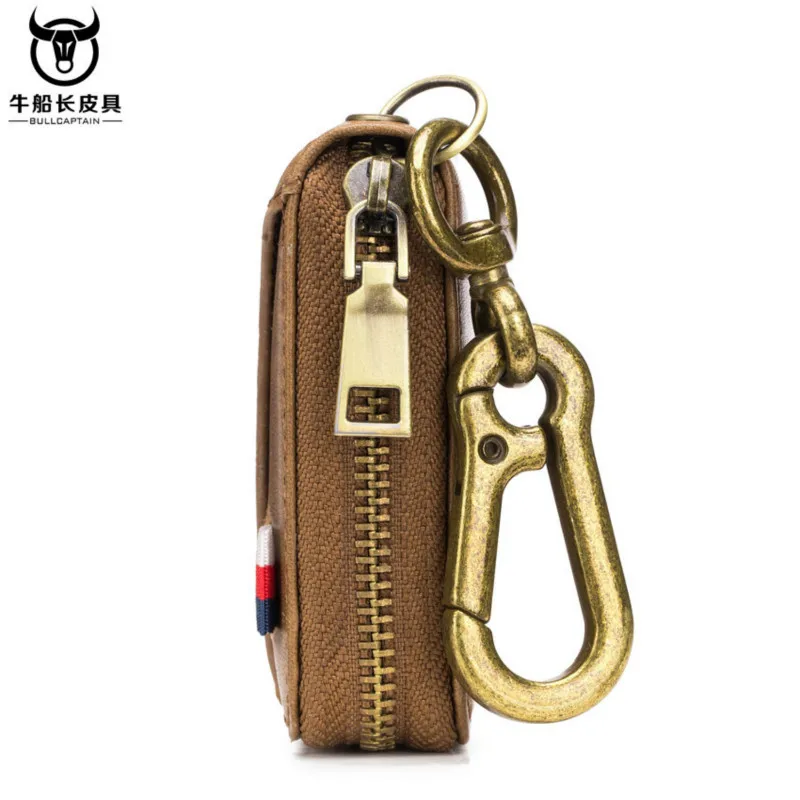 Кошелек BULLCAPTAIN мужской из натуральной кожи модный многофункциональный клатч на