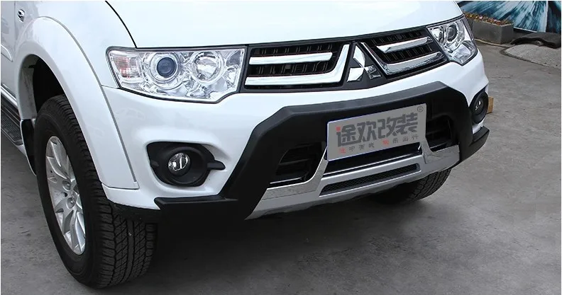 Автомобильный бампер для Mitsubishi Pajero Sport 2013.2014.2015 высокого качества из АБС передние