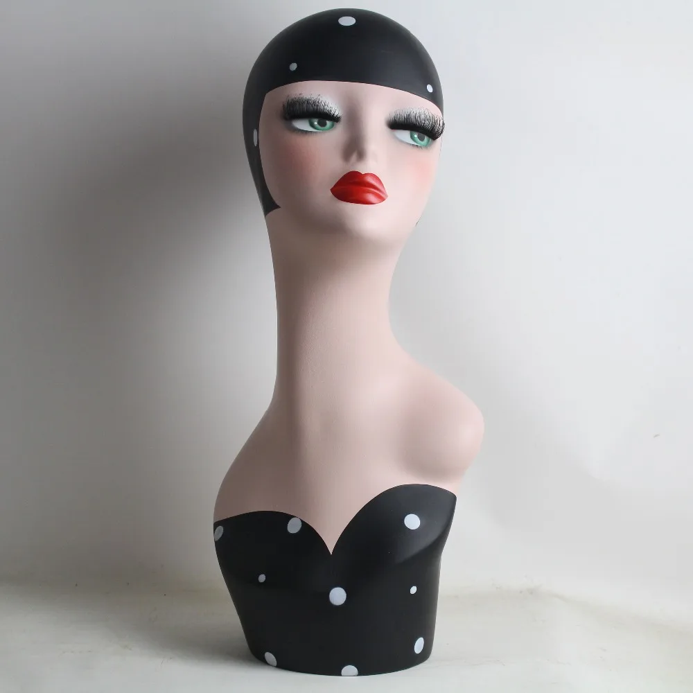 Витрина для сережек манекена в винтажном стиле с макияжем|mannequin head vintage|display mannequin