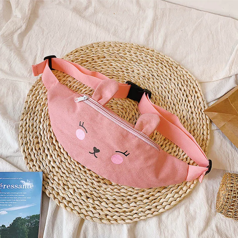Pink Waist pack Женская поясная сумка, поясная сумка, новая сумка, банановые сумки с милым рисунком, сумка на грудь, посыльное на плечо для отдыха - Цвет: Pink Waist pack