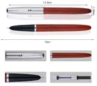 Перьевая ручка Jinhao 0,38 мм с капюшоном, перьевая ручка из дерева и металла, подарочные ручки для студентов, школы, офисные принадлежности 1 шт.лот