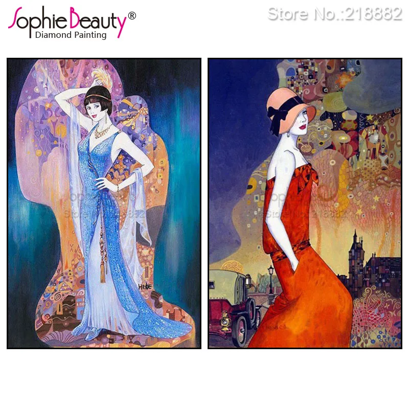 Sophie Beauty diy Алмазная картина вышивка крестом стразы кристаллы комплекты для