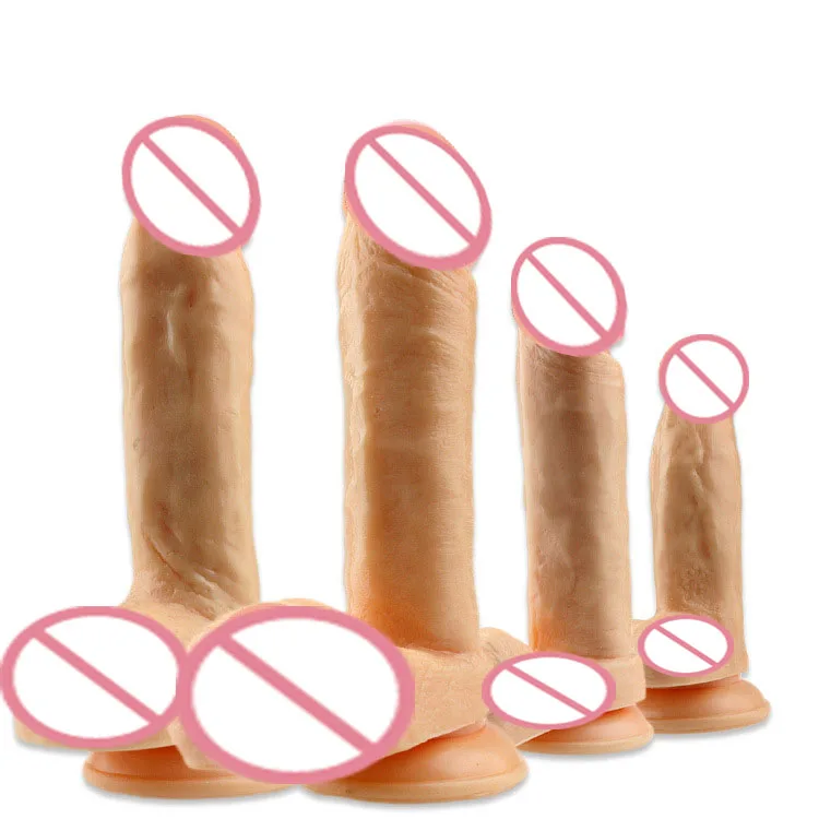 Sex Products for Women 4 Size Artificial Realistic Dildo with Suction Cup Huge Penis Big Dick Female Masturbator Toys Dildos | Красота и