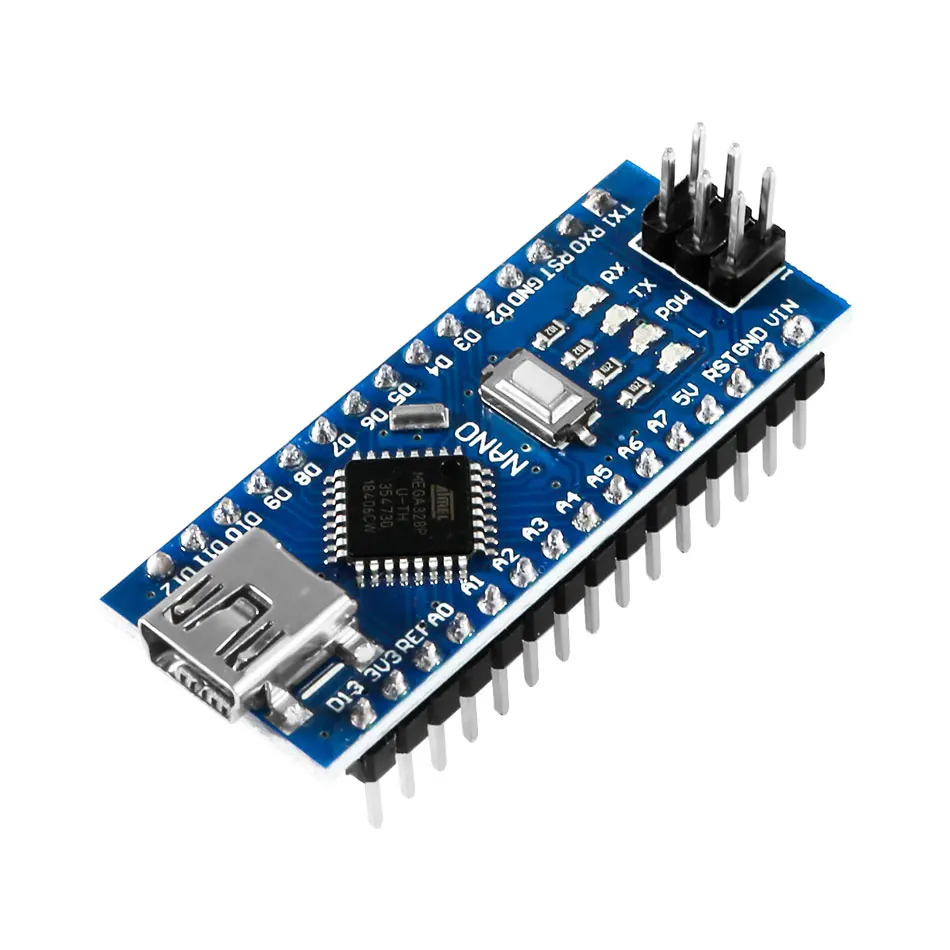 Nano welded Nano Mini USB с Загрузчиком совместимый Nano 3,0 контроллер для arduino Nano v3.0 CH340 USB драйвер 16 МГц ATMEGA328P/168 P - Цвет: Nano welded