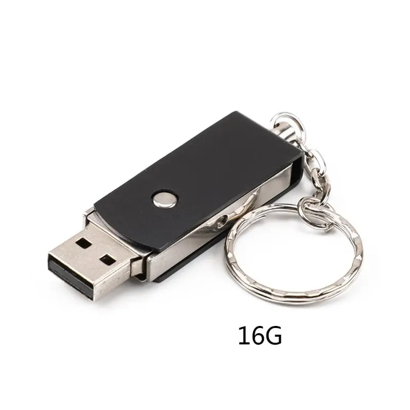 16G Поворотный USB3.0 Интерфейс U металлический диск USB Flash Drive Memory Stick флэш‑накопитель Swivel для телефона Tablet - Цвет: 16G