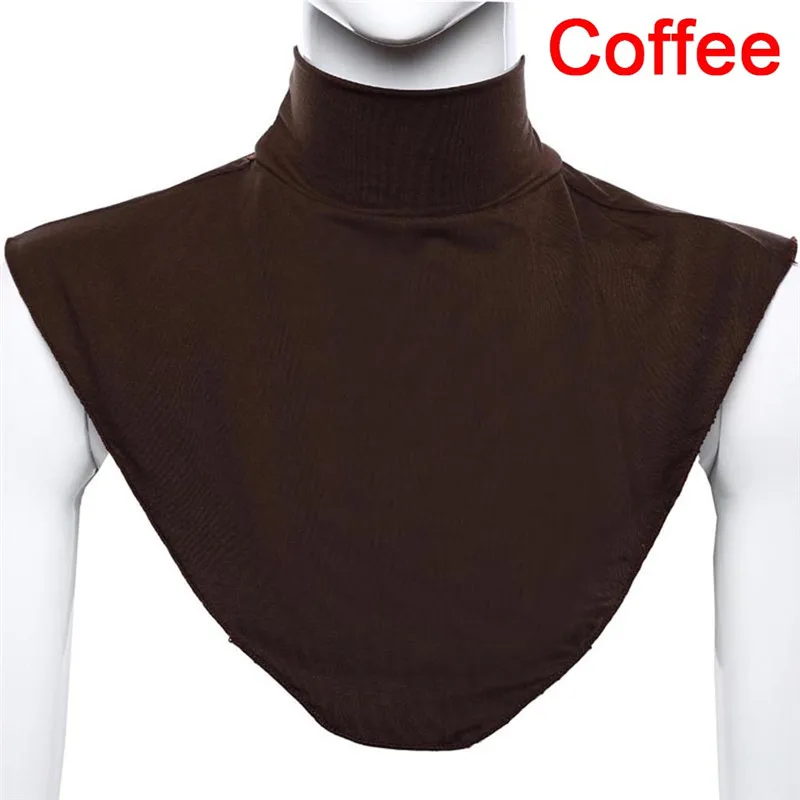 Женский ложный воротник хиджаб модал мусульманский чистый цвет накидка на шею