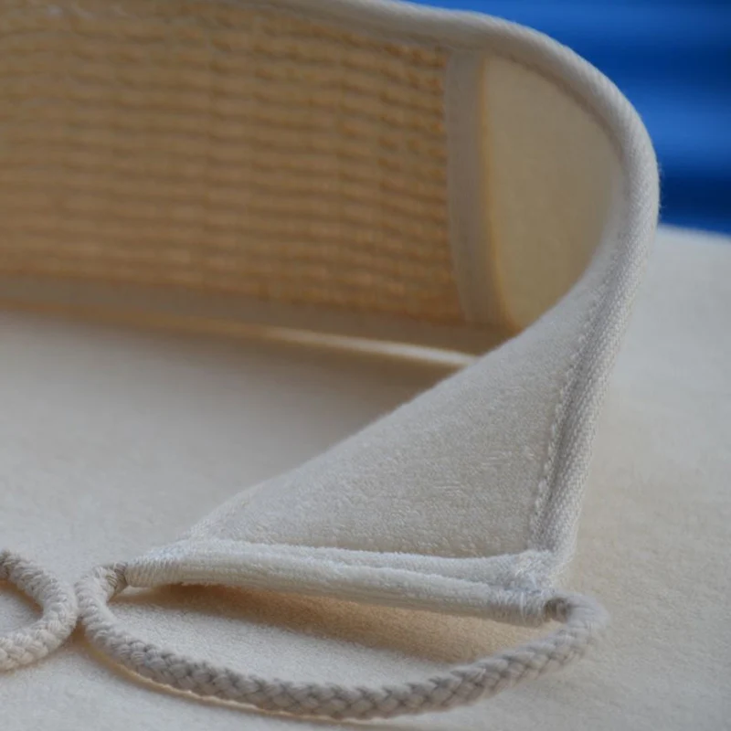 Ремешок для душа ванной Отшелушивающий Мочалка спины губка Органическая