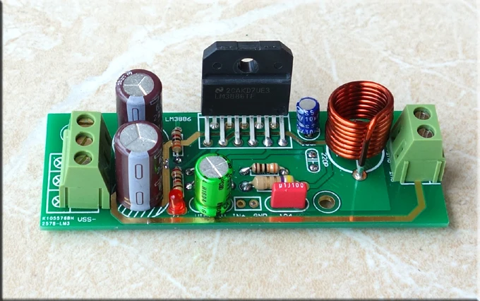 LM3886 Плата усилителя мощности/LM3886 готовая плата/домашняя аудио diy | Электроника